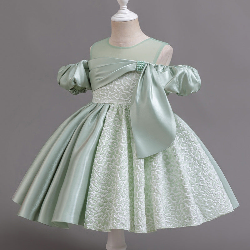 Vestido Infantil Laço