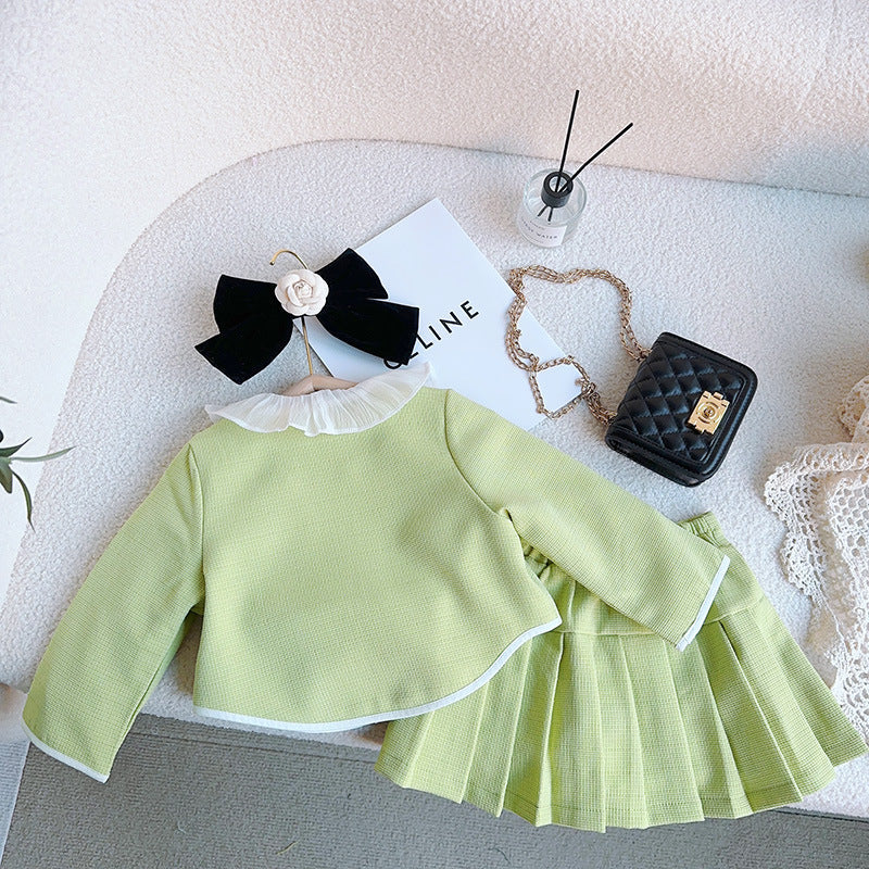 Conjunto Infantil Feminino Verde Boutique