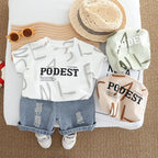 Conjunto Infantil Masculino T-Shirt e Jeans