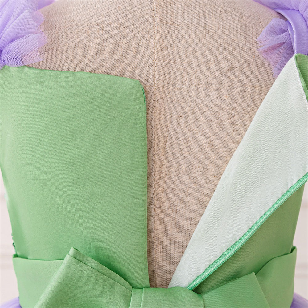 Vestido Infantil Sereia com Tule
