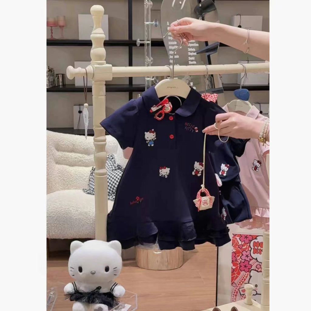Conjunto/ Vestido Infantil Hello Kity