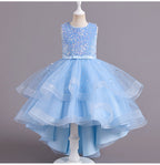 Vestido Infantil Brilhante Camadas