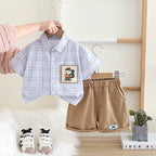 Conjunto Infantil Masculino Bolso Ursinho