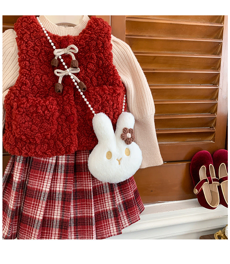 Conjunto Infantil Feminino 3 Peças Inverno