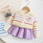 Conjunto Infantil Feminino Arco íris