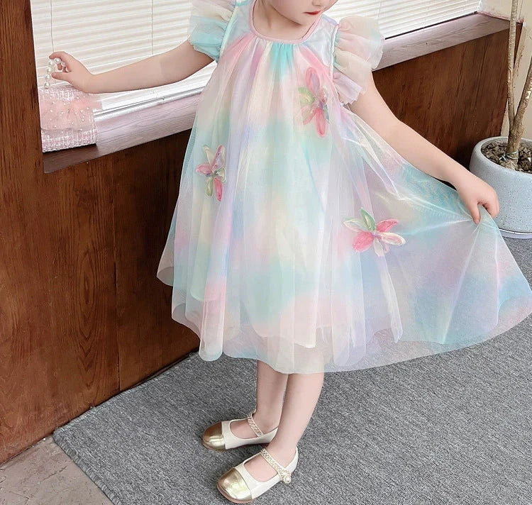Vestido Infantil Colors Flores