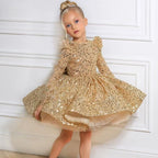 Vestido de Festa Lantejoulas Brilhante