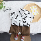 Conjunto Infantil Masculino Camisa Estampas