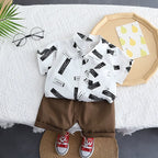 Conjunto Infantil Masculino Camisa Estampas
