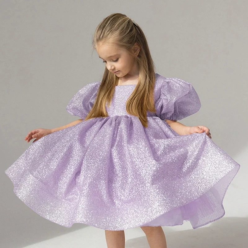 Vestido de Festa Bufante Brilhos