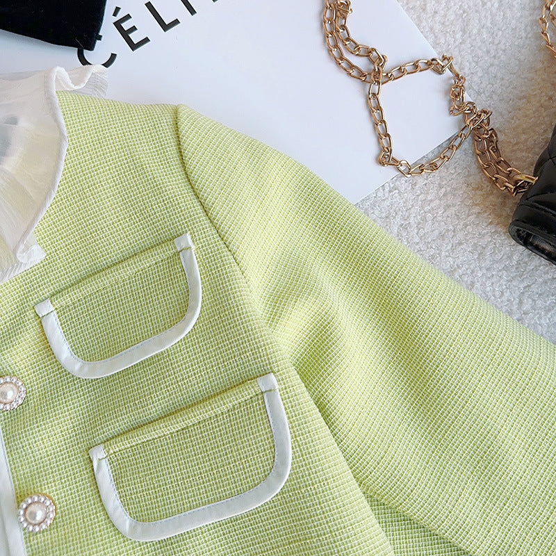 Conjunto Infantil Feminino Verde Boutique