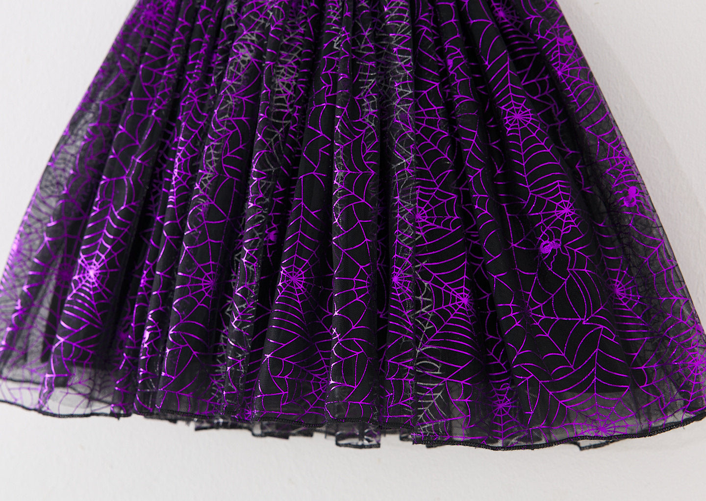 Vestido Infantil de Tule Hallowen