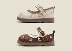 Sapato Infantil Feminino Florzinhas