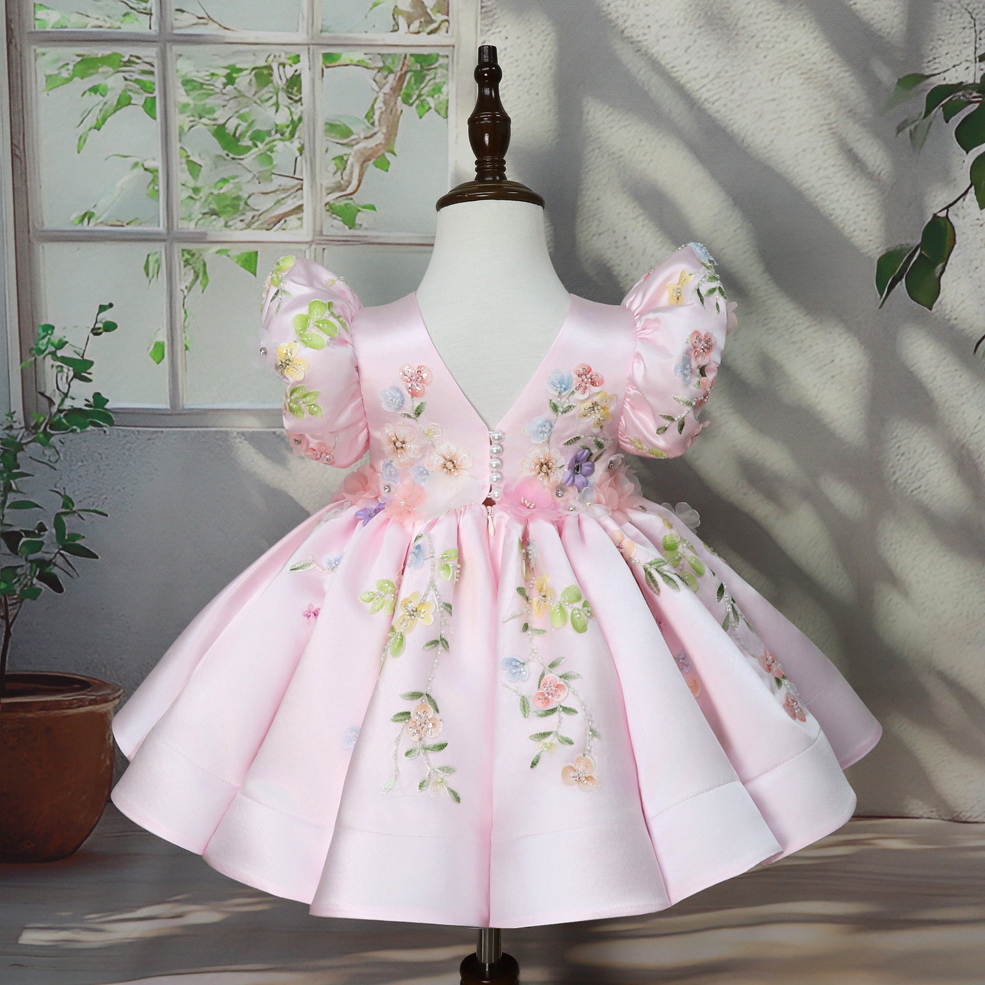 Vestido de Festa Flores Encantado