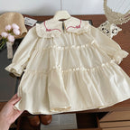 Vestido Infantil Camadas Lacinhos