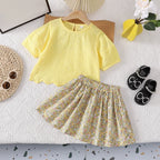 Conjunto Infantil Feminino Rendinha Floral