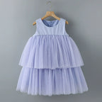Vestido Infantil Camadas de Tule