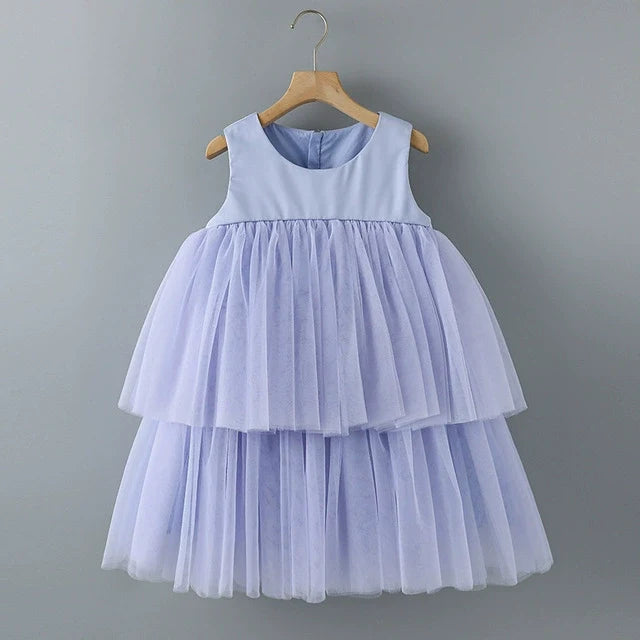 Vestido Infantil Camadas de Tule
