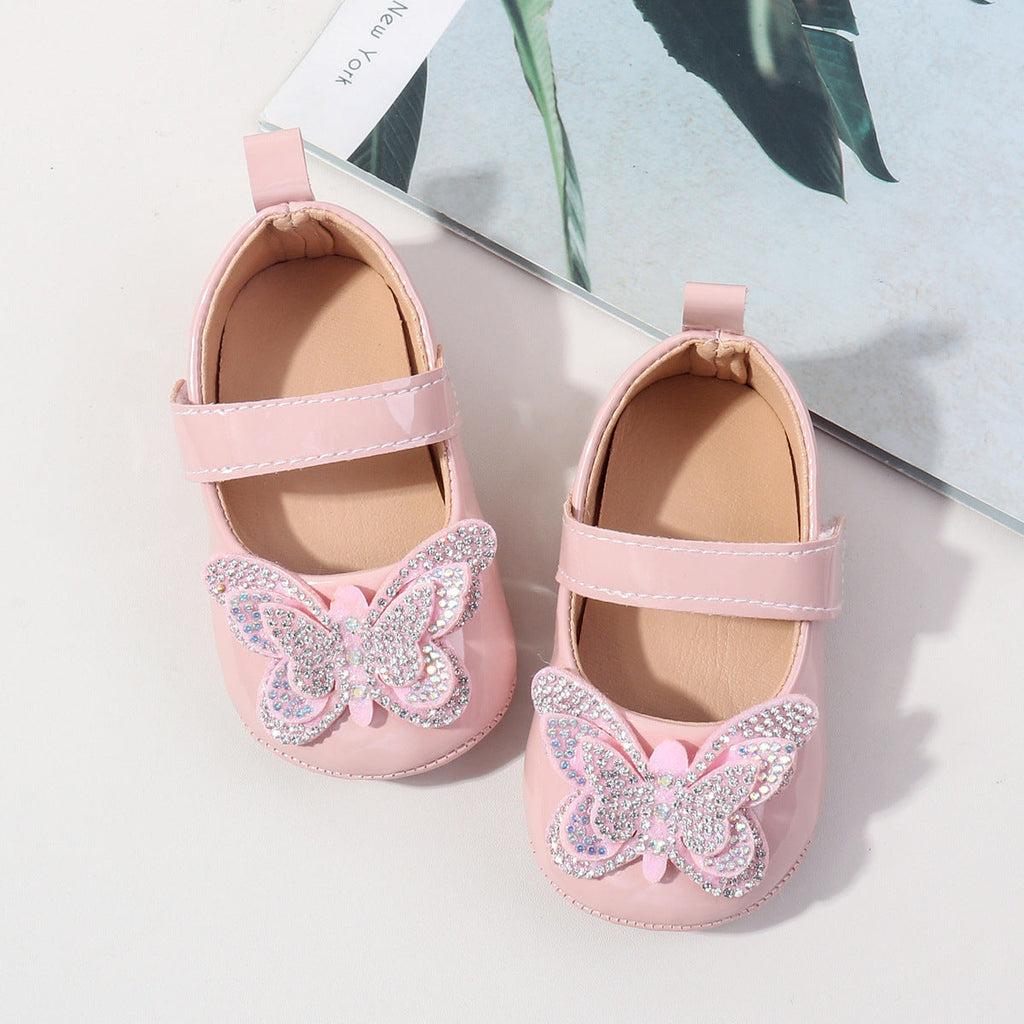 Sapato Infantil Borboletinha Brilhante