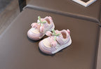 Tênis Infantil Feminino Velcro Tulipa
