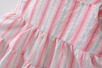 Vestido Infantil Lístras Lacinhos + Chapéu