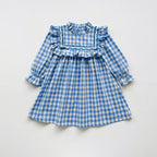 Vestido Infantil Gola Xadrez