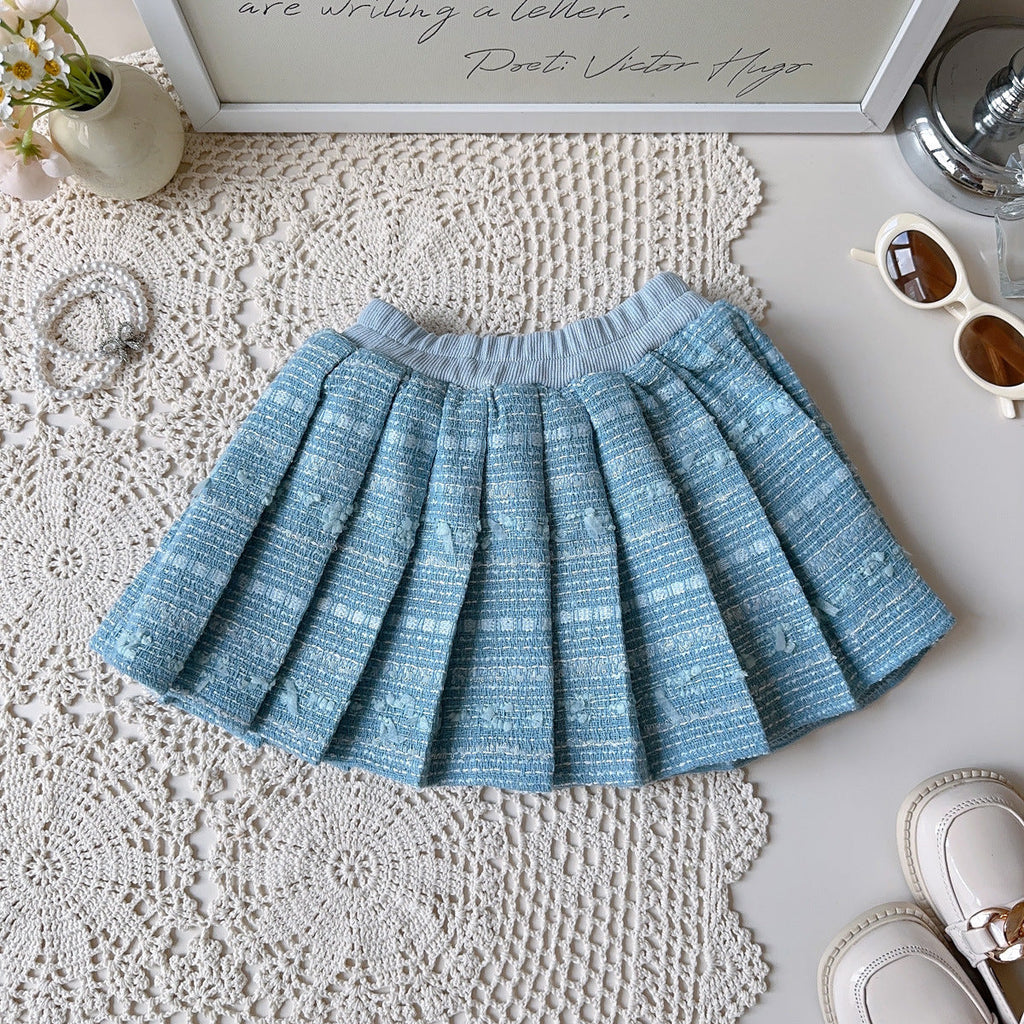 Conjunto Infantil 3 Peças Camisa e Tweed