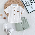 Conjunto Infantil Masculino Verão Botões