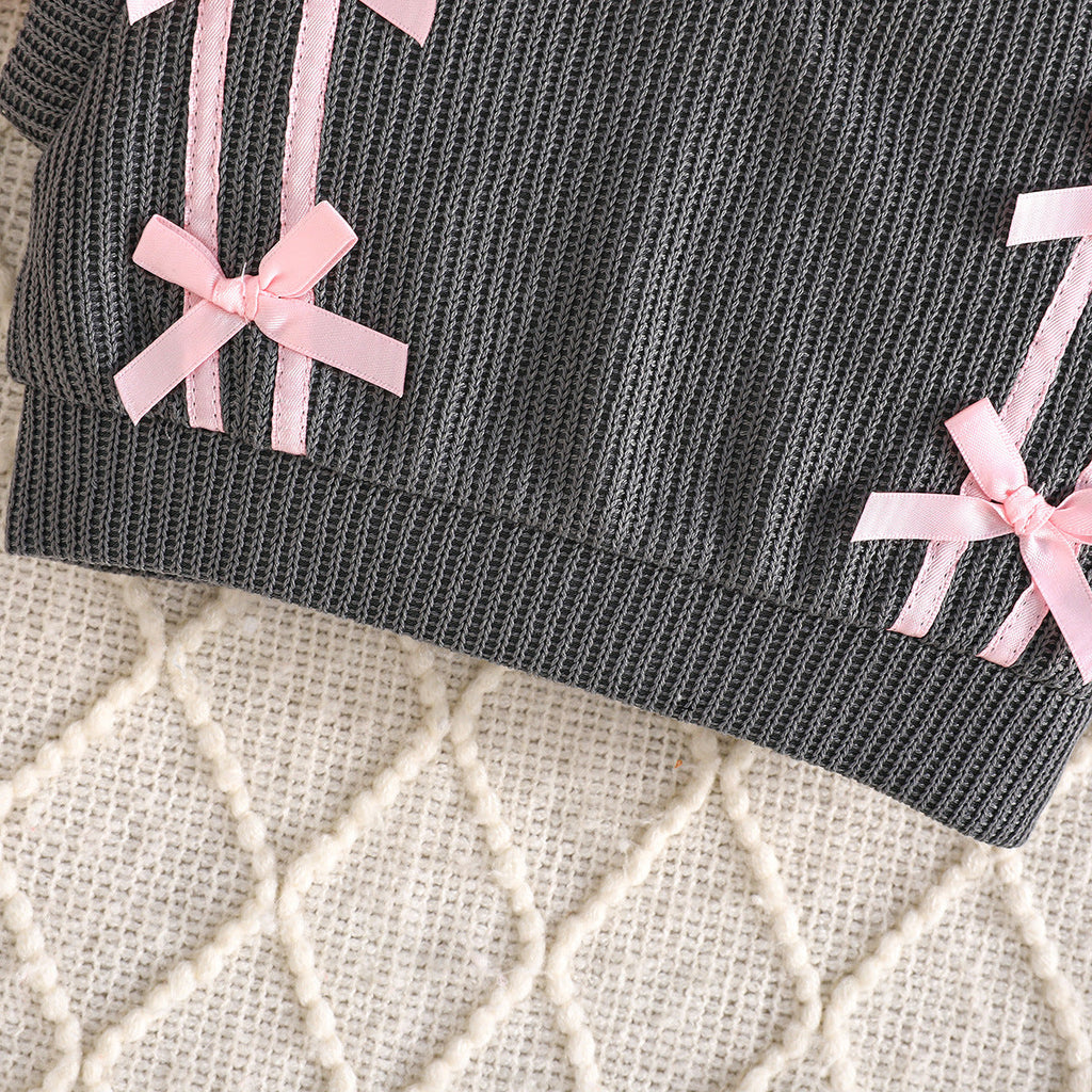 Conjunto Infantil Vestido + Colete Lacinhos