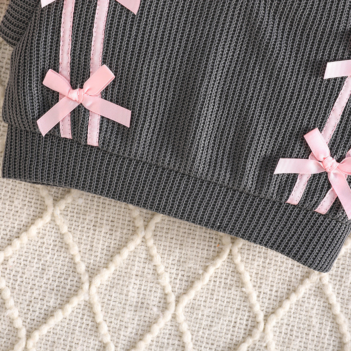 Conjunto Infantil Vestido + Colete Lacinhos