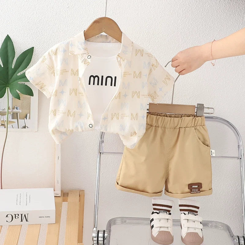 Conjunto Infantil Masculino M Verão