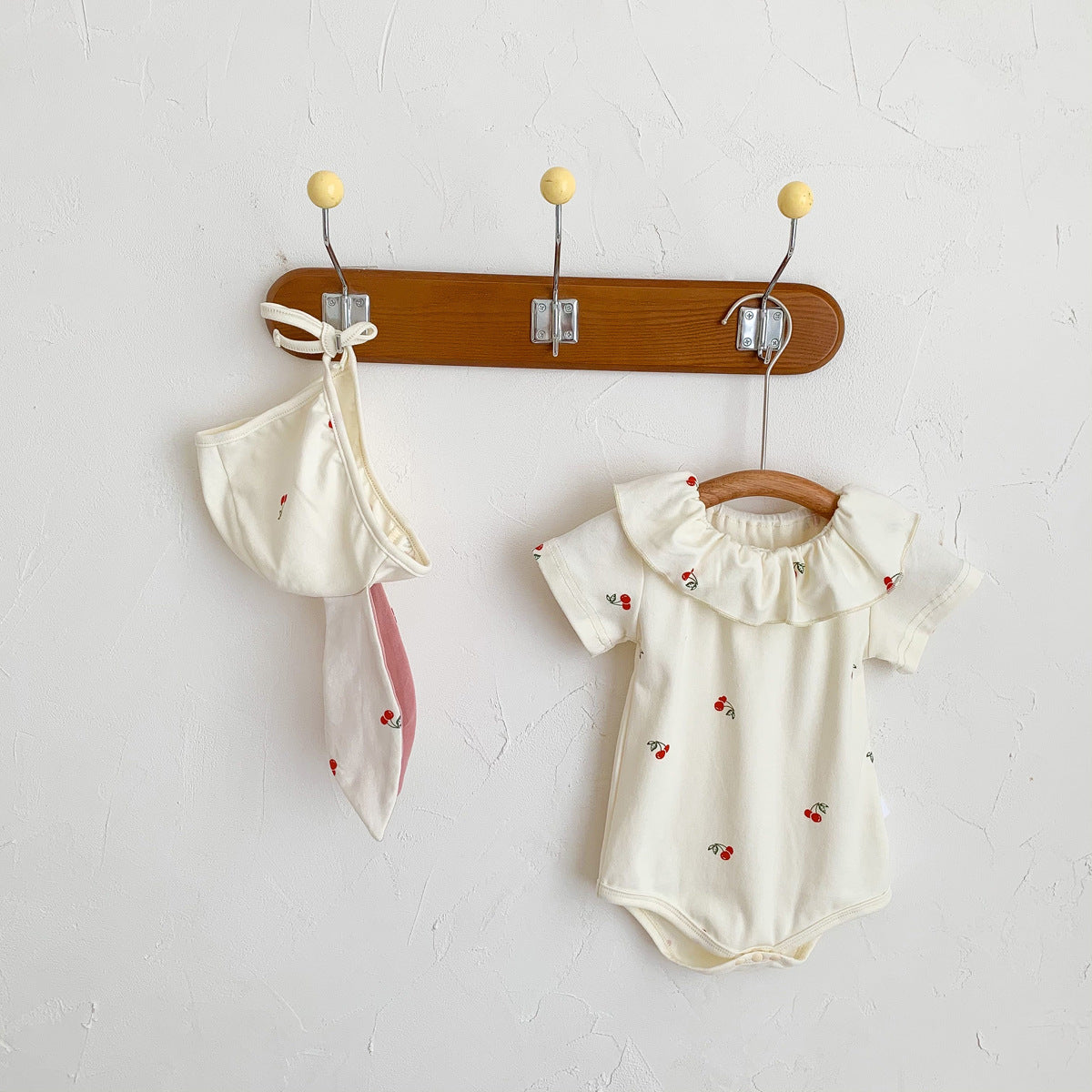 Body Infantil Feminino Cerejinhas