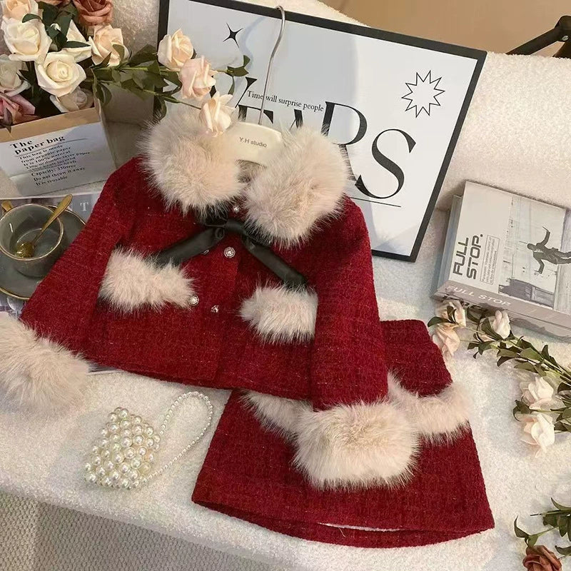 Conjunto Infantil Inverno Pelinhos Lacinho