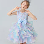 Vestido Infantil Camadas Colors