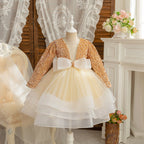 Vestido Infantil De Festa Brilhante