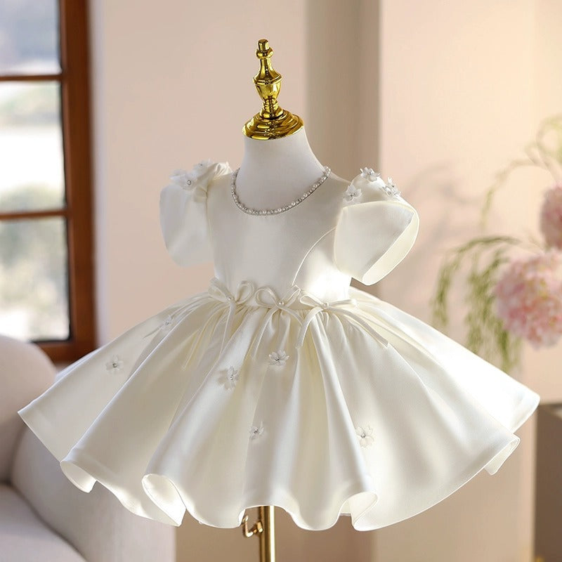 Vestido de Festa Branco Lacinhos