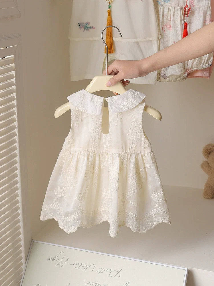 Vestido Infantil Verão Cerejinhas