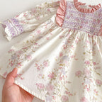 Vestido Infantil Babadinho Flores