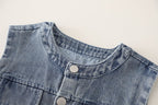 Conjunto Infantil Masculino Jeans 3 Peças