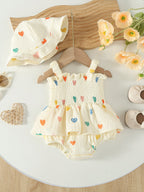 Body Infantil Feminino Corações