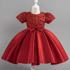 Vestido de Festa Brilhante Lacinho