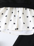 Conjunto Infantil 3 Peças Golinha Corações