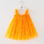 Vestido Infantil de Tule Hallowen