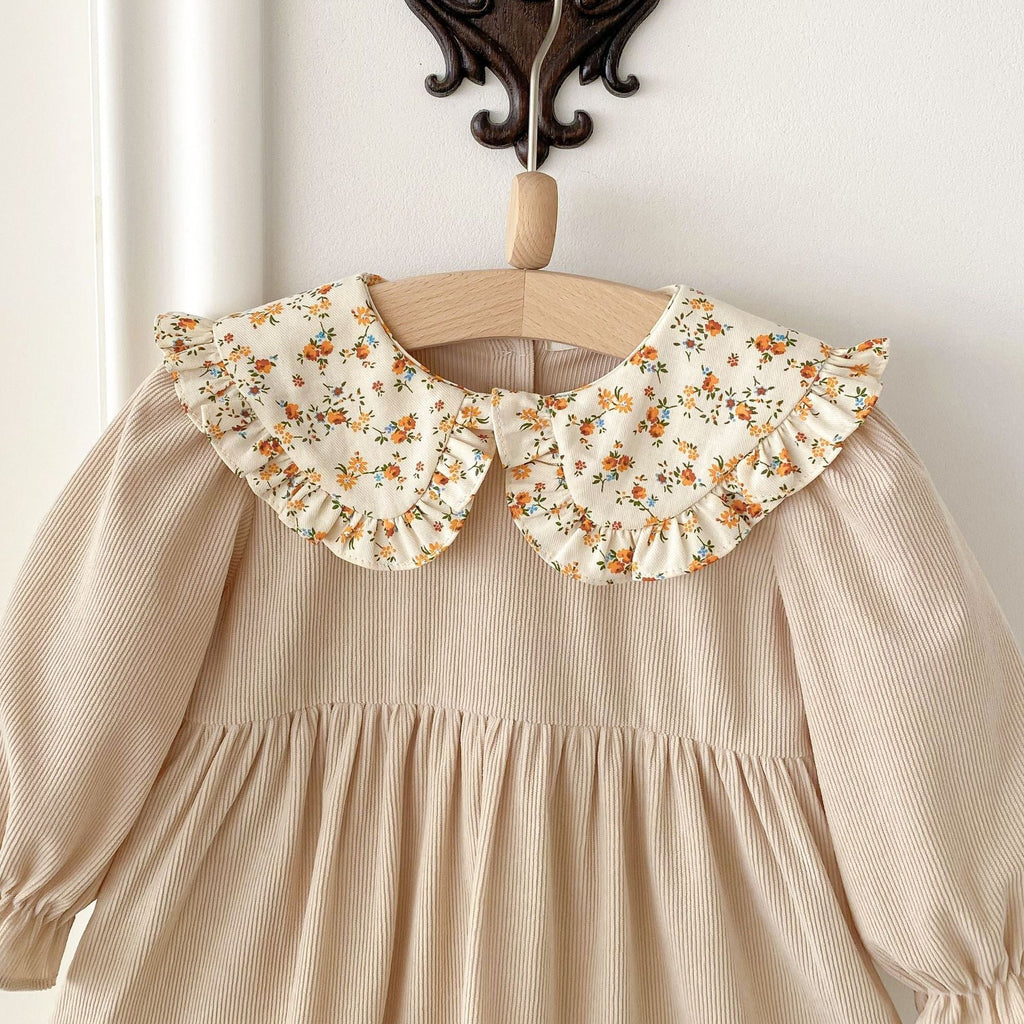Vestido Infantil Gola Florzinhas