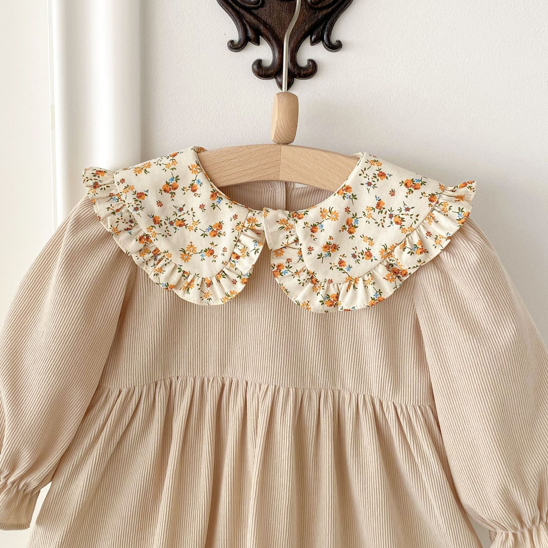 Vestido Infantil Gola Florzinhas