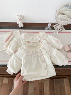 Casaco Infantil Quentinho Flores