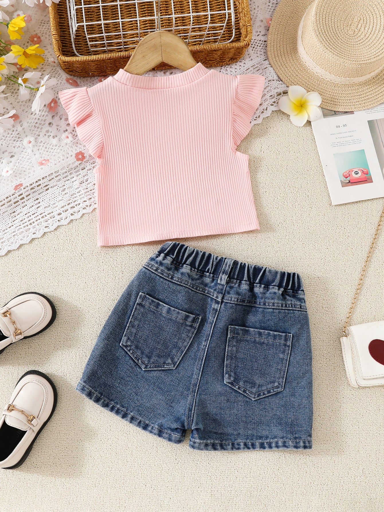Conjunto Infantil Feminino Florzinhas