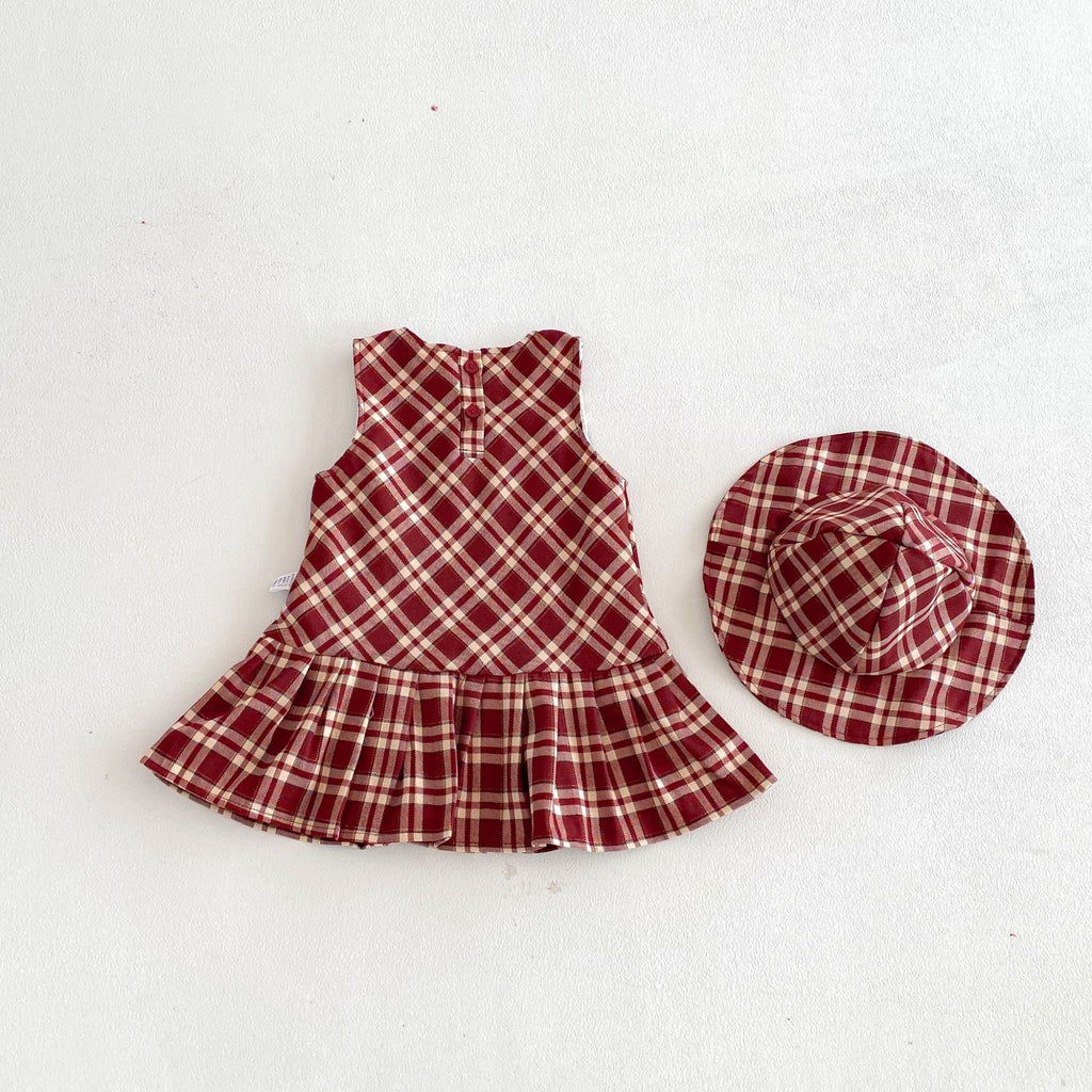 Vestido Infantil Regata Xadrez