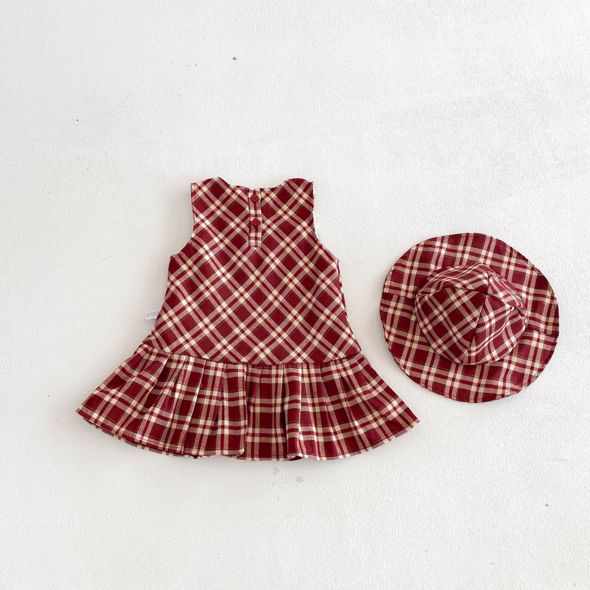 Vestido Infantil Regata Xadrez