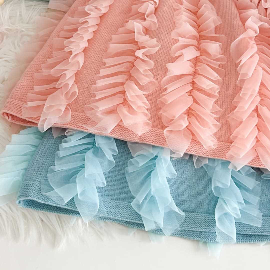 Vestido Infantil Tricô Babadinhos